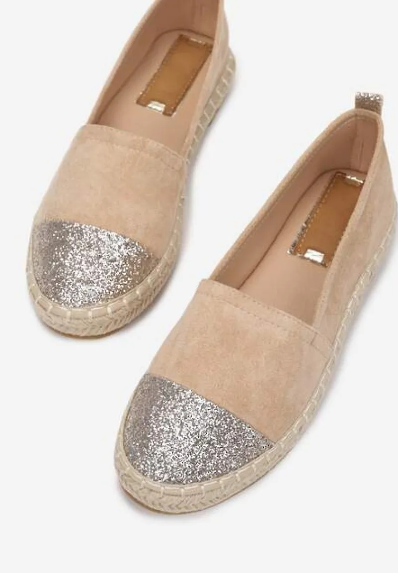 Beżowe Espadryle Aglateia