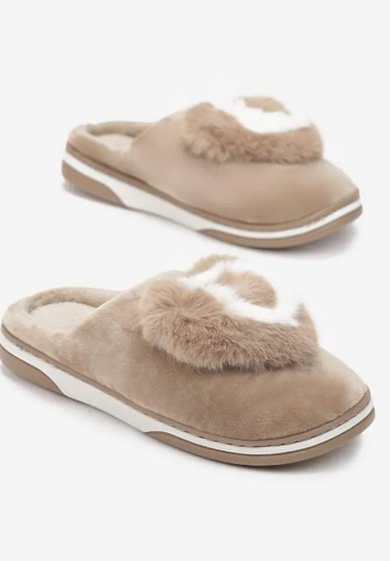 Beżowe Kapcie Pyrhede