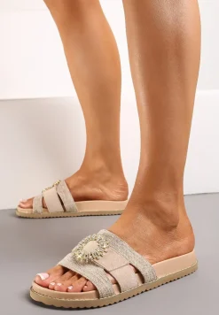 Beżowe Klapki Althitheme