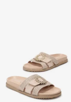 Beżowe Klapki Althitheme