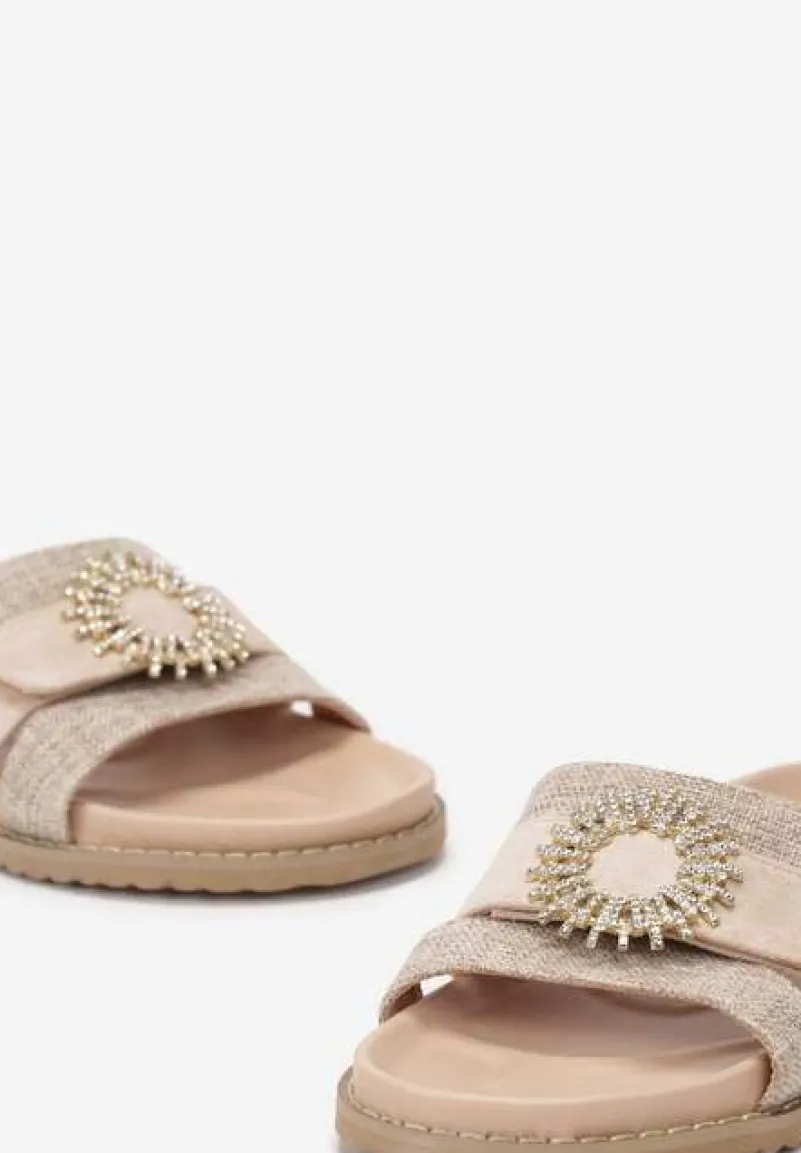 Beżowe Klapki Althitheme