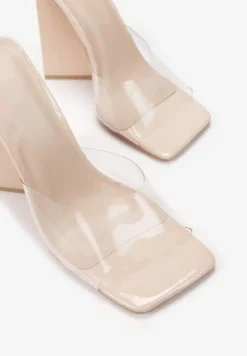 Beżowe Klapki Aurabelle