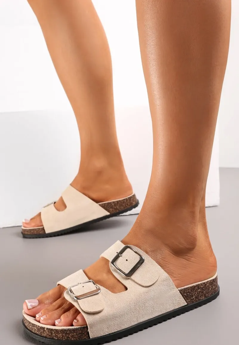 Beżowe Klapki Dorinore