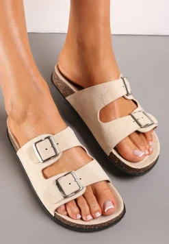 Beżowe Klapki Dorinore