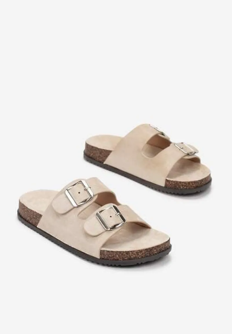 Beżowe Klapki Dorinore