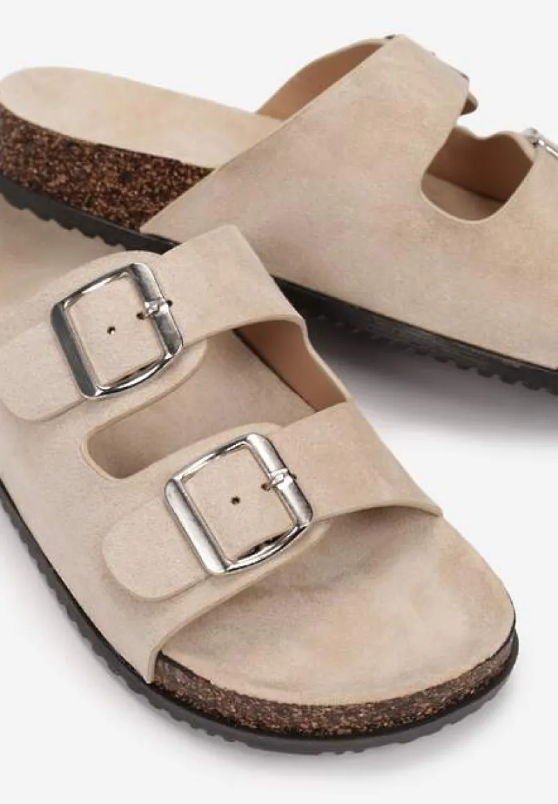 Beżowe Klapki Dorinore