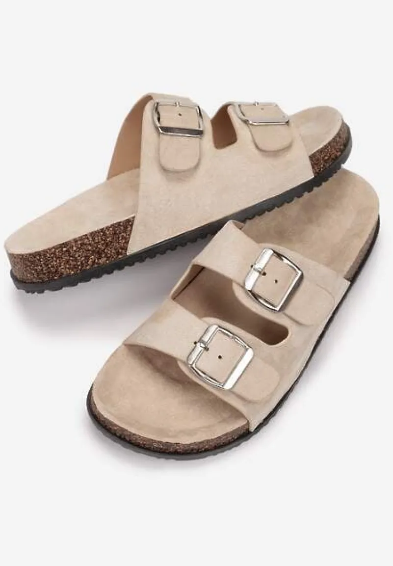 Beżowe Klapki Dorinore