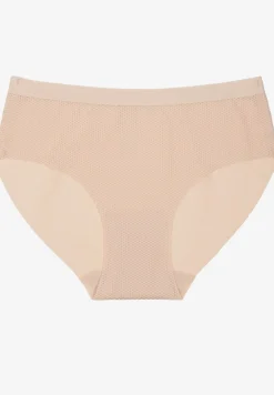 Beżowe Klasyczne Majtki Typu Figi Davirosa