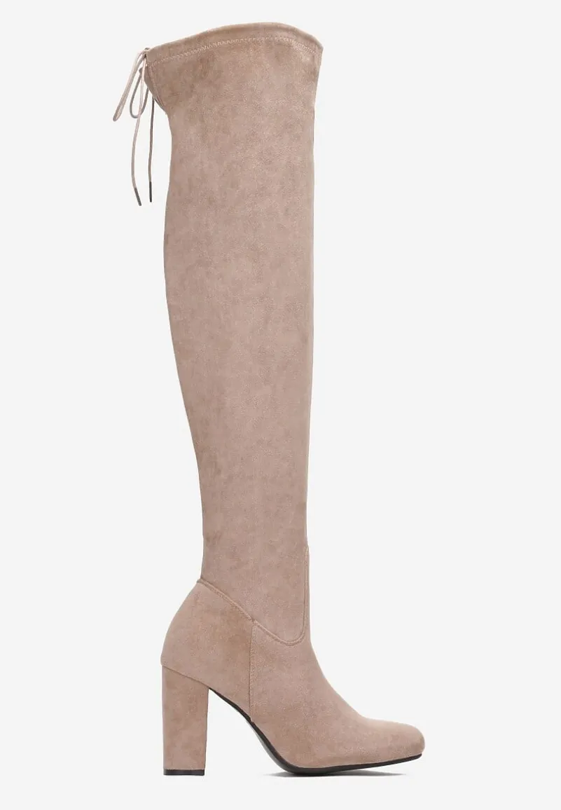 Beżowe Kozaki Adrierien