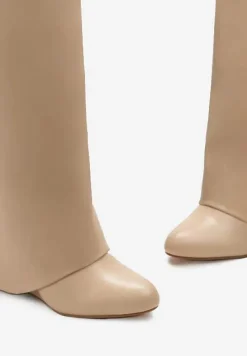 Beżowe Kozaki Aphrodem