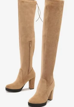 Beżowe Kozaki Hurricane