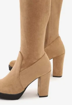 Beżowe Kozaki Hurricane