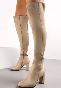 Beżowe Kozaki Magic Balls