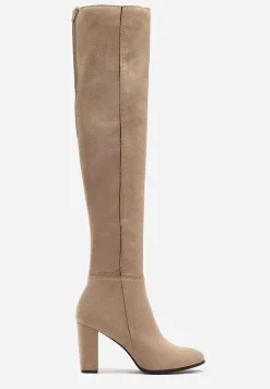 Beżowe Kozaki Magic Balls