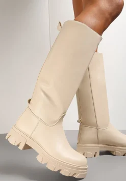 Beżowe Kozaki Mesis