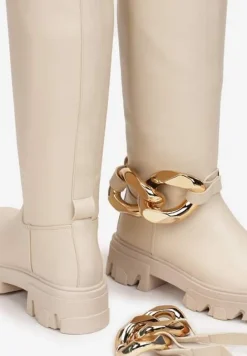 Beżowe Kozaki Mesis