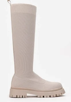 Beżowe Kozaki Penthane