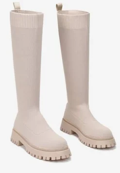 Beżowe Kozaki Penthane