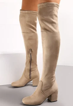 Beżowe Kozaki Pyrmonta