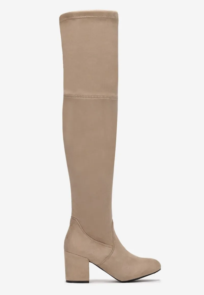 Beżowe Kozaki Pyrmonta