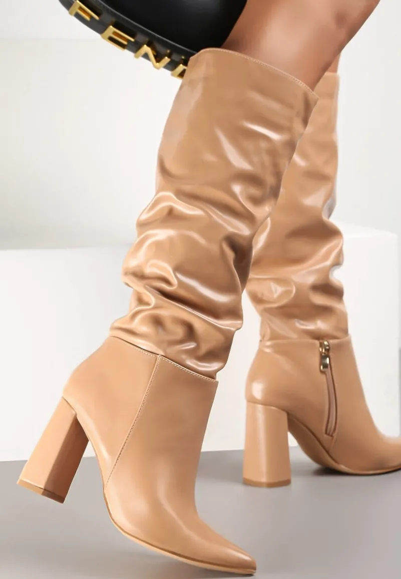 Beżowe Kozaki Soledada