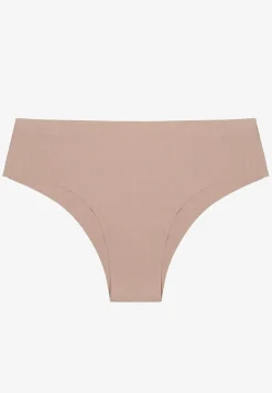 Beżowe Majtki w Prążki Figi Lilivelle