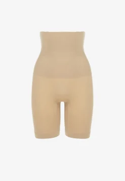 Beżowe Modelujące Majtki z Wysokim Stanem Asolia