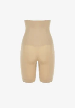 Beżowe Modelujące Majtki z Wysokim Stanem Asolia