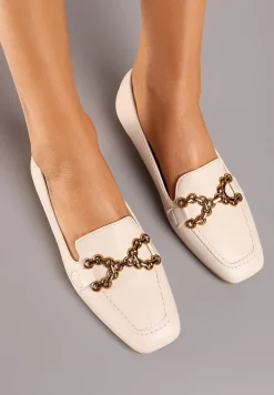 Beżowe Mokasyny Artaleia