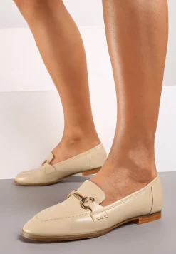 Beżowe Mokasyny Sakina