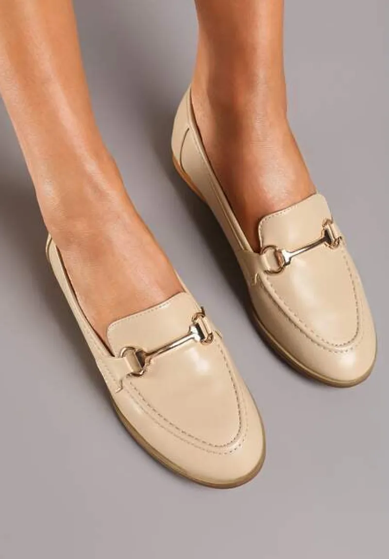 Beżowe Mokasyny Sakina