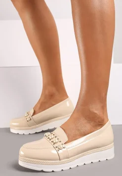 Beżowe Mokasyny Sugary