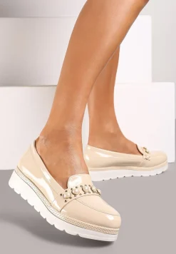Beżowe Mokasyny Sugary