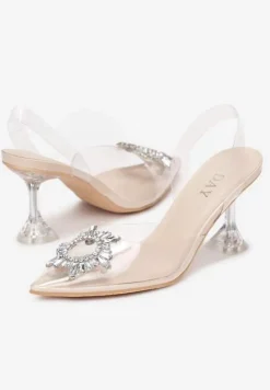 Beżowe Sandały Aegiope