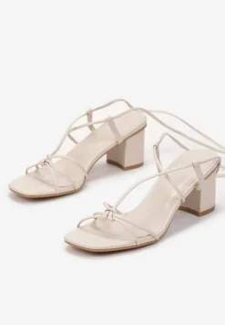 Beżowe Sandały Rhodike