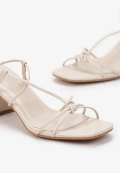 Beżowe Sandały Rhodike