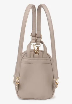 Beżowy Casualowy Plecak z Regulowanymi Odpinanymi Paskami Nelarise