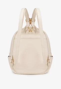 Beżowy Miejski Plecak z Szelkami z Możliwością Odpięcia Milessa