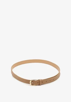 Beżowy Pasek Ozdobiony Klamrą Revaselle