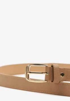 Beżowy Pasek Ozdobiony Klamrą Revaselle