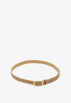 Beżowy Pasek Ozdobiony Klamrą Mevenia