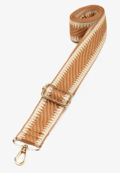 Beżowy Pasek Regulowany do Torebki Saralya