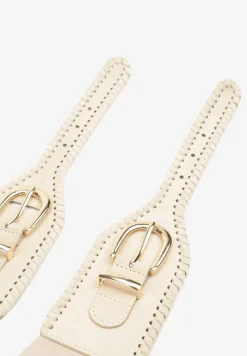 Beżowy Pasek z Dwiema Sprzączkami Lanniera