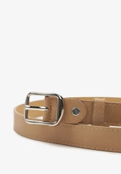 Beżowy Pasek z Ozdobną Klamrą Filariela