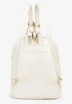 Beżowy Plecak na Ramiączkach z Regulacją Wykończony Suwakami Nelsey