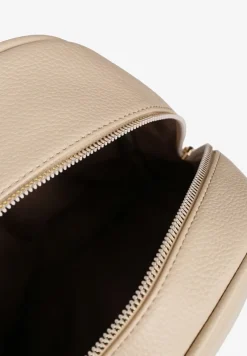 Beżowy Plecak z Metalicznym Zdobieniem Efarinia