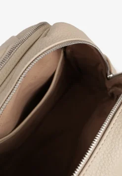 Beżowy Plecak z Suwakami w Miejskim Stylu Nalionea