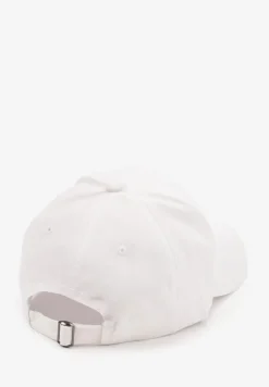 Biała Bawełniana Czapka z Daszkiem z Haftowanym Napisem Reivessae