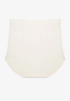 Biała Bezszwowa Bielizna modelująca Majtki High Waist Falawena