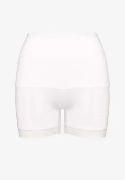 Biała Bielizna modelująca High Waist z Koronką Hivivia